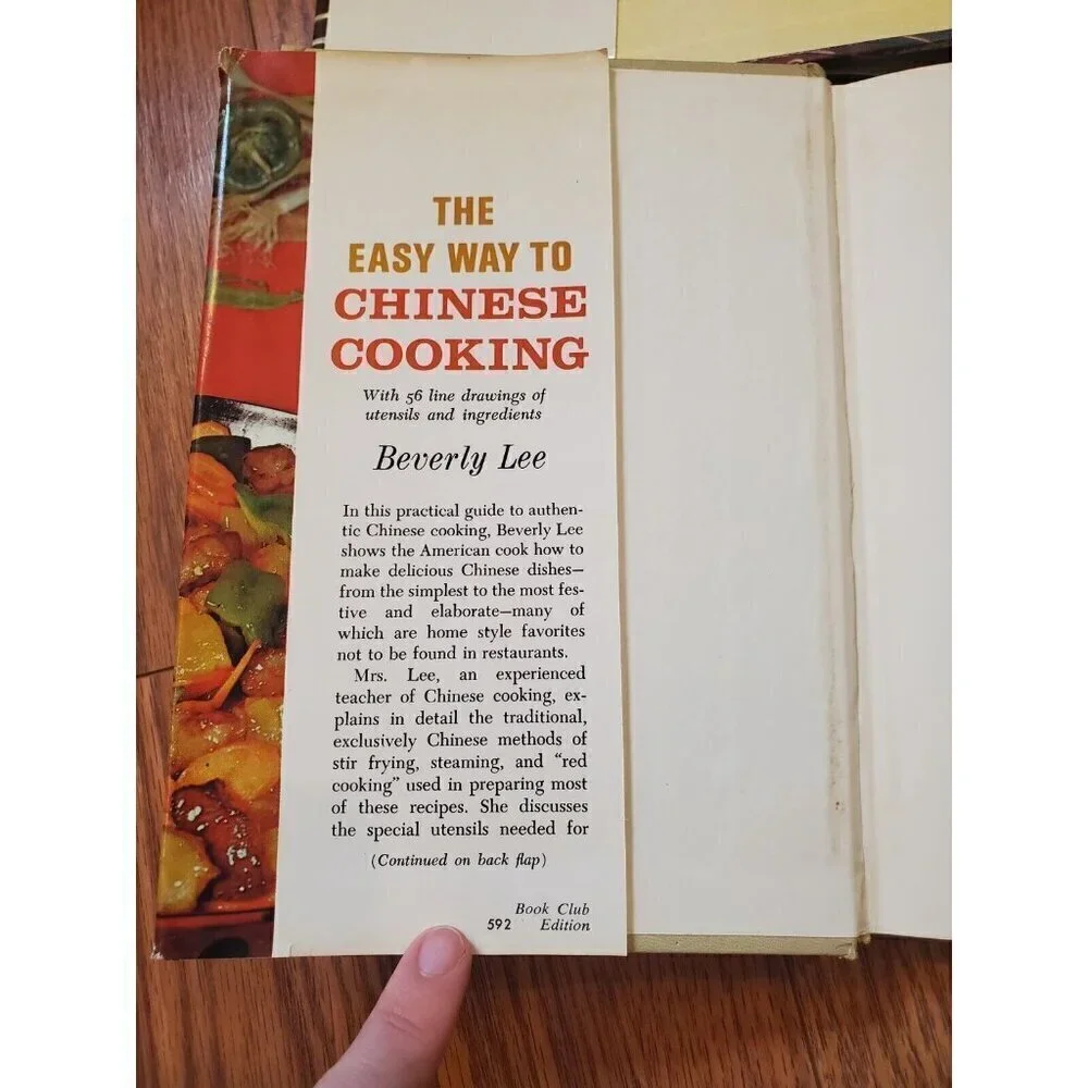 Lot of 2 Vintage Chinese‎ Cook Books Mrs.Ma's...& Lee Easy way to...Hardbacks